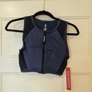 Good American - Front Zip Sports Bra - Women's 1